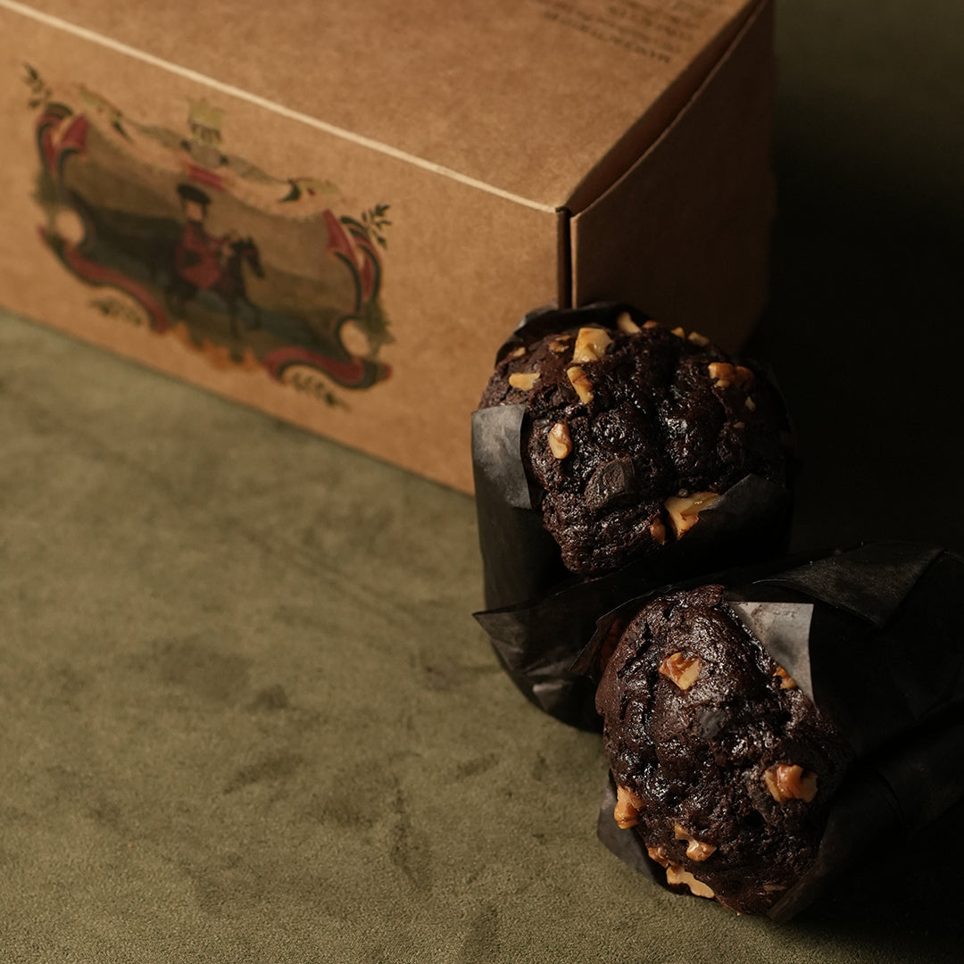 Choco-Walnut Muffins (Eggless)