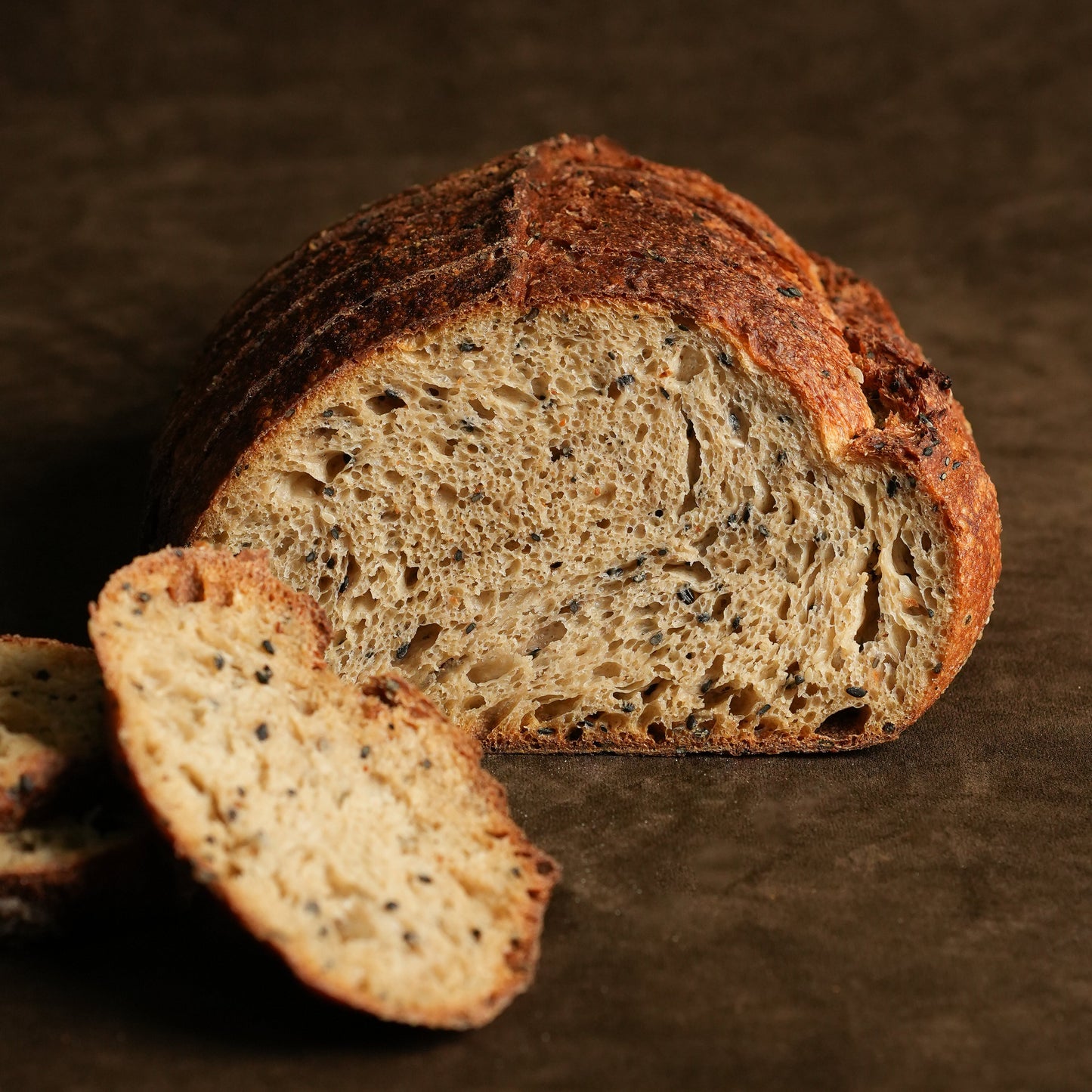 Wholewheat Seeded Sourdough Bread