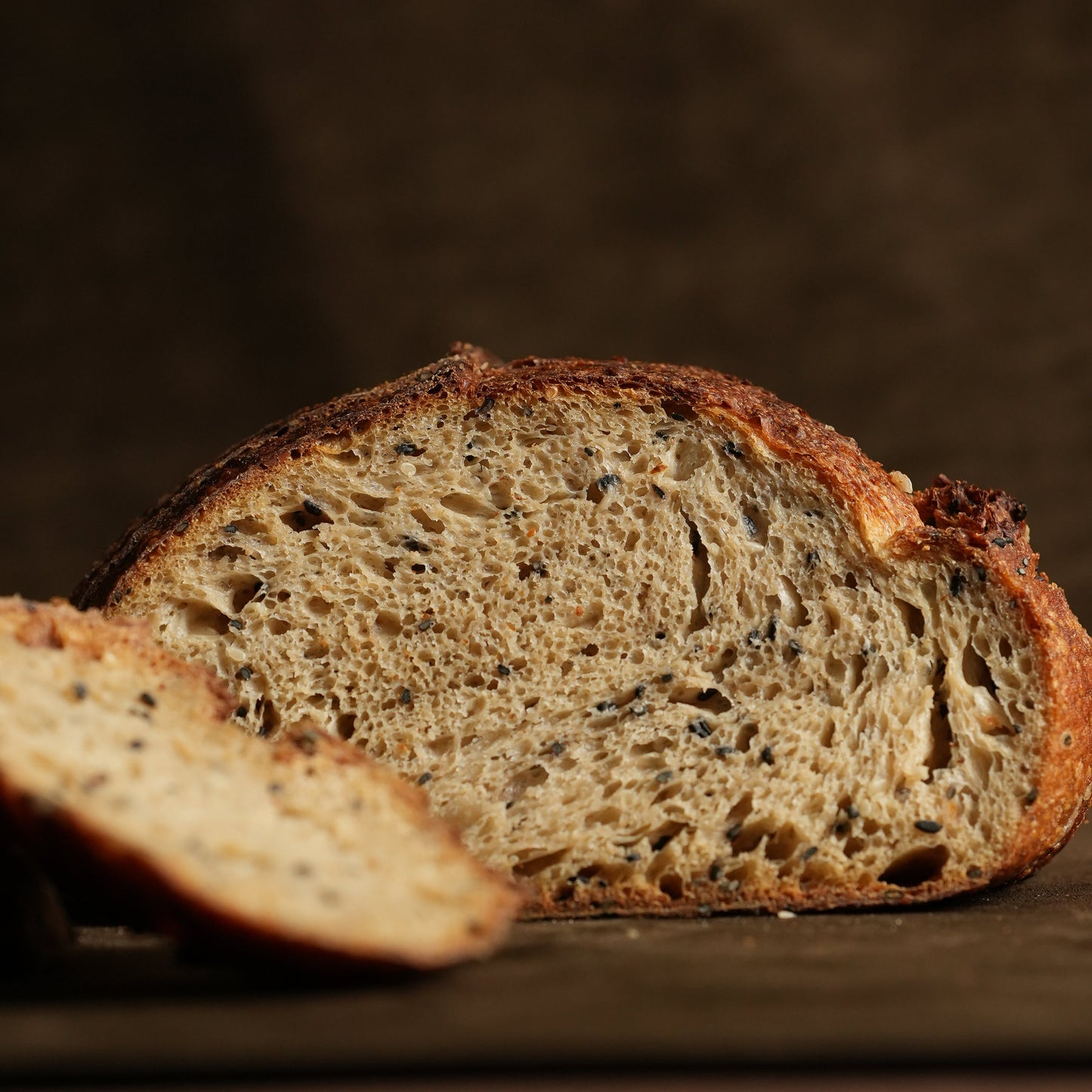 Wholewheat Seeded Sourdough Bread
