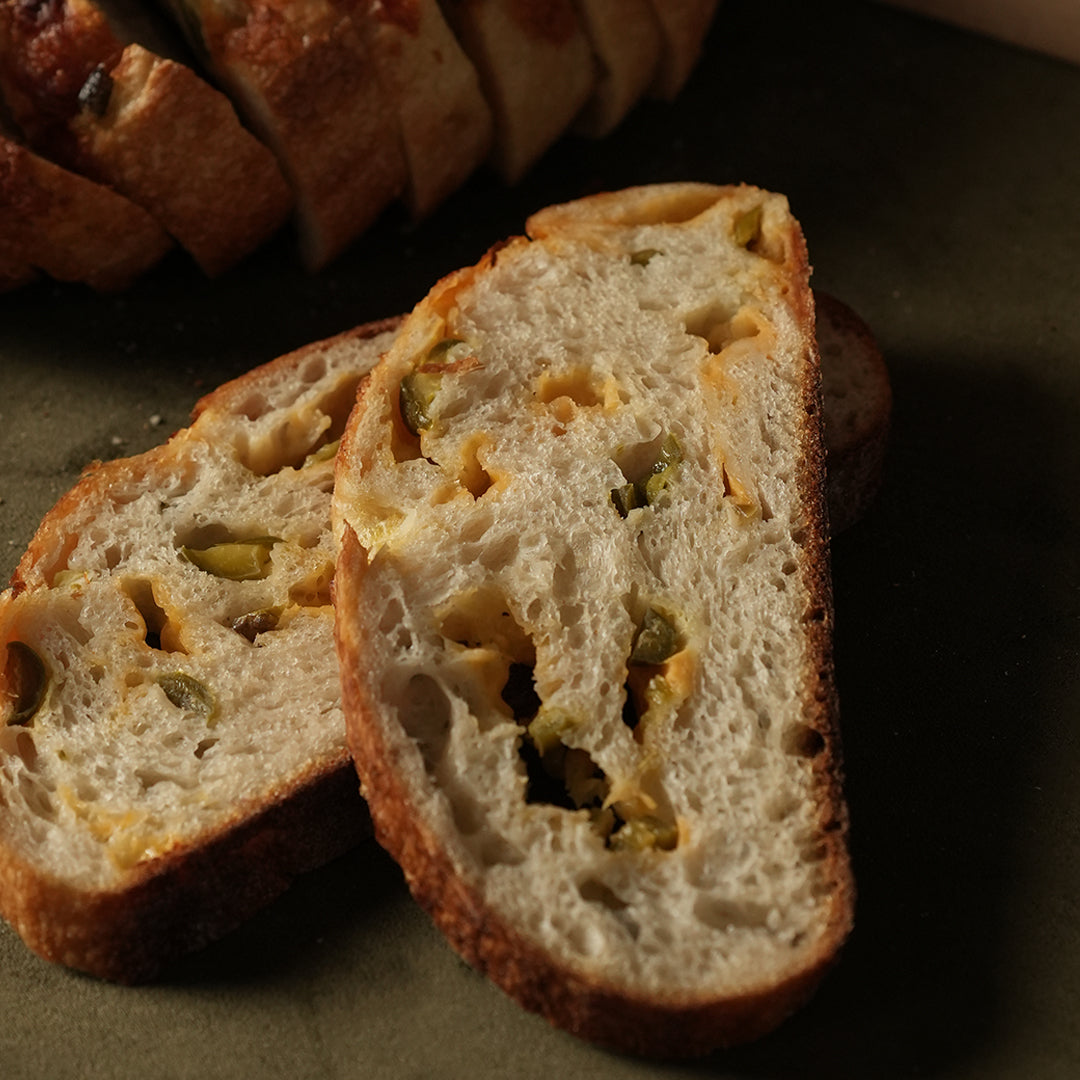 Cheddar Jalapeno Sourdough Bread