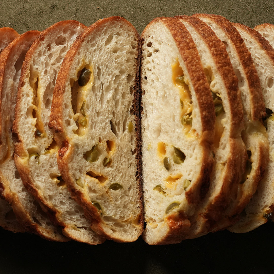 Cheddar Jalapeno Sourdough Bread