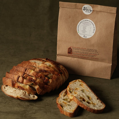 Cheddar Jalapeno Sourdough Bread