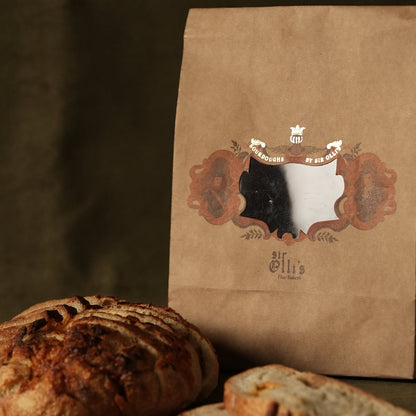 Roasted Garlic Cheddar Sourdough Bread