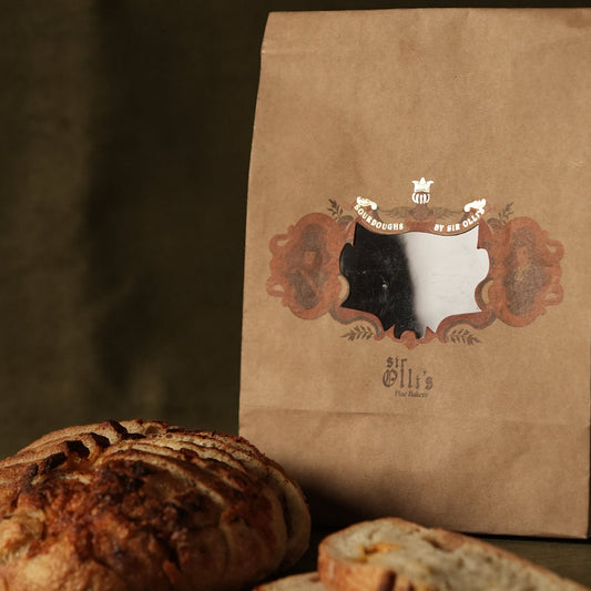 Roasted Garlic Cheddar Sourdough Bread