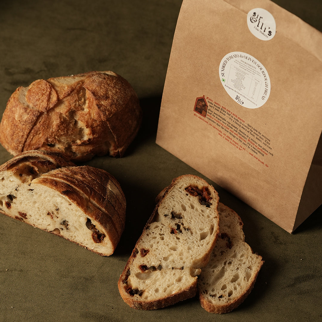 Sundried Tomato Olives Sourdough Bread
