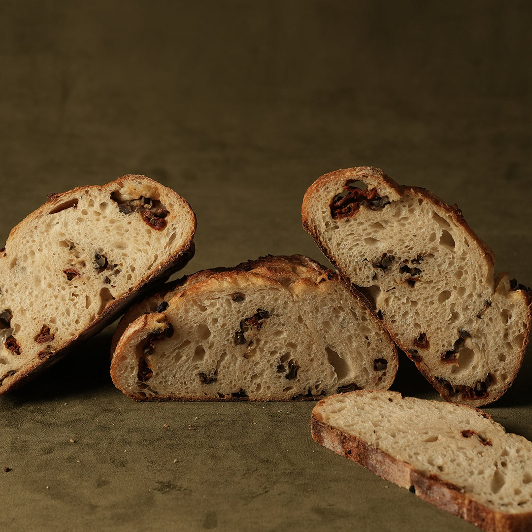 Sundried Tomato Olives Sourdough Bread