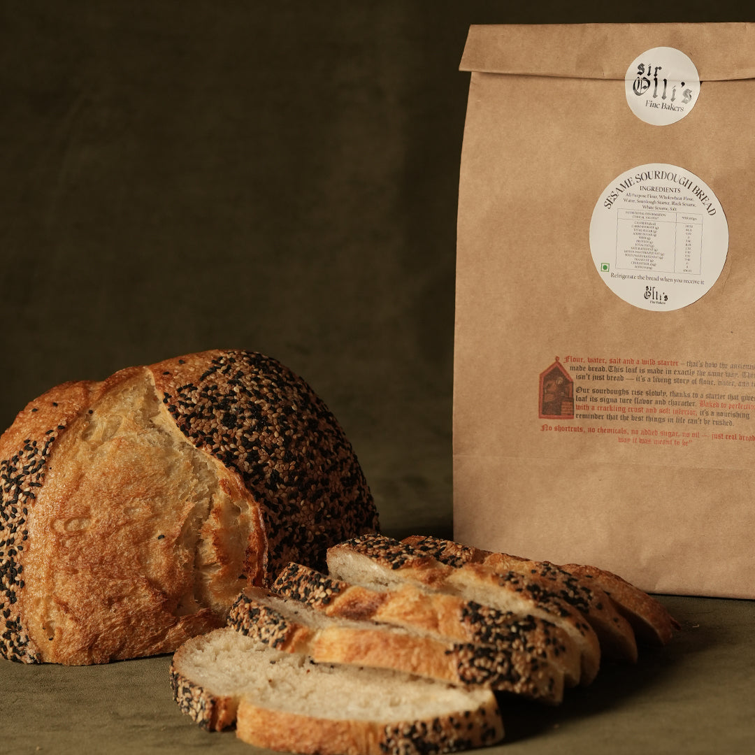Sesame Sourdough Bread