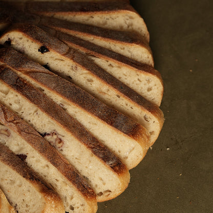 Walnut Cranberry Sourdough Bread