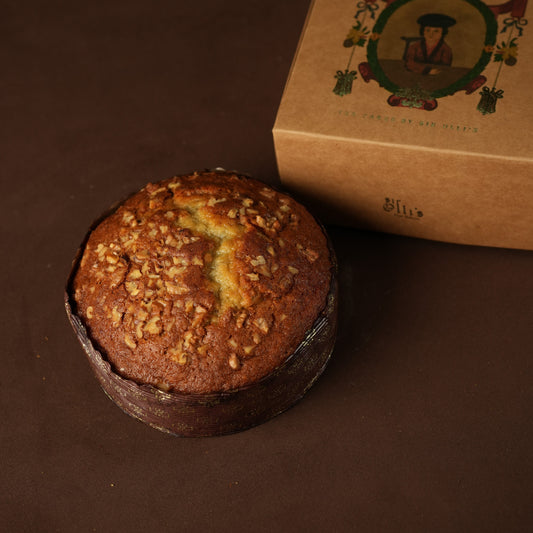 Banana Walnut Tea Cake (Eggless)