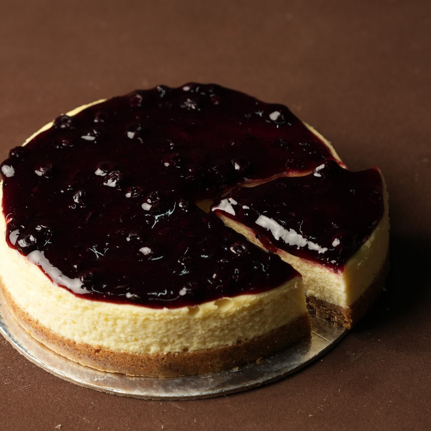 Blueberry Cheesecake (Eggless)