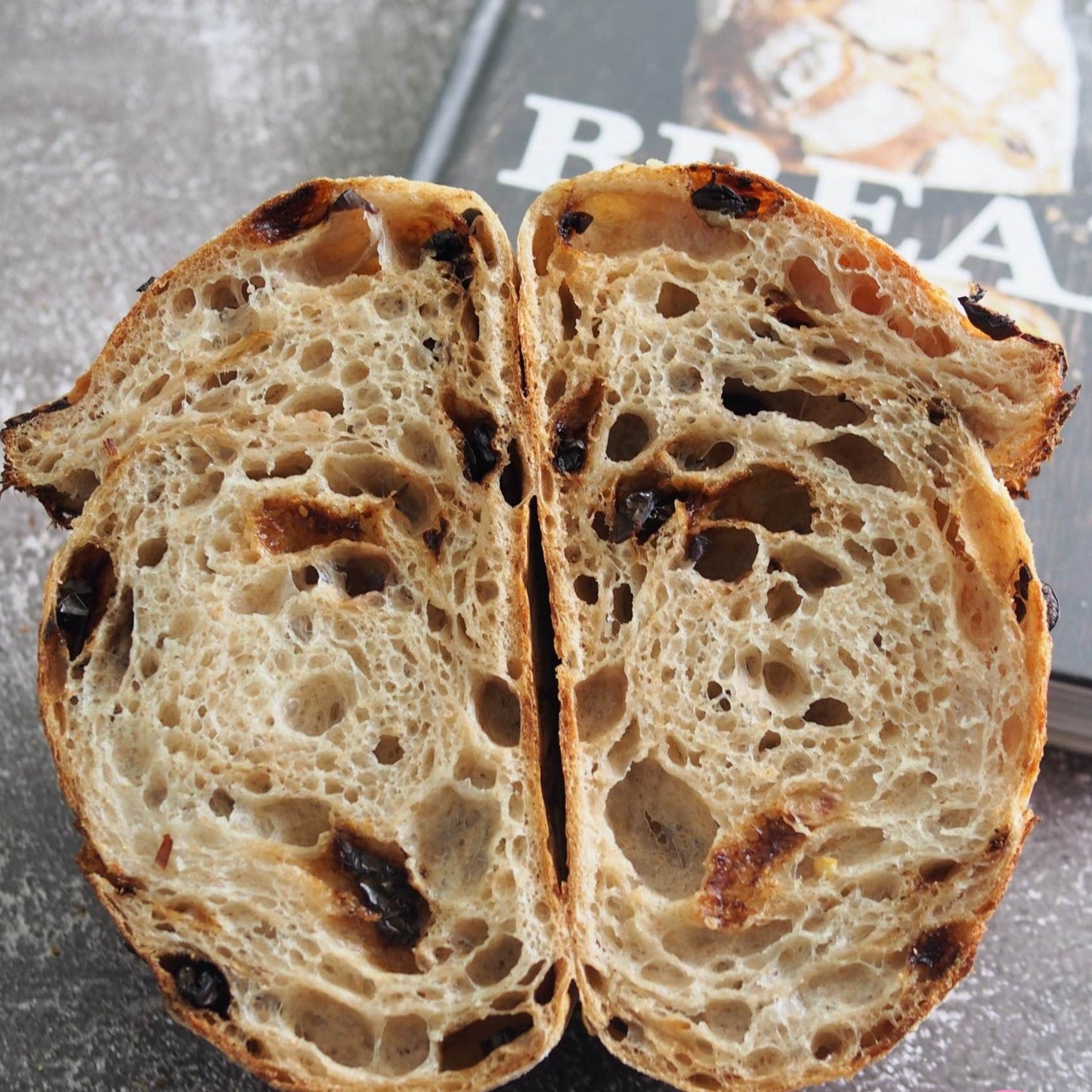 Sundried Tomatoes, Olives & Basil Sourdough